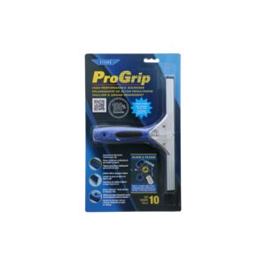 Ettore ProGrip Window Squeegee Blue and Silver